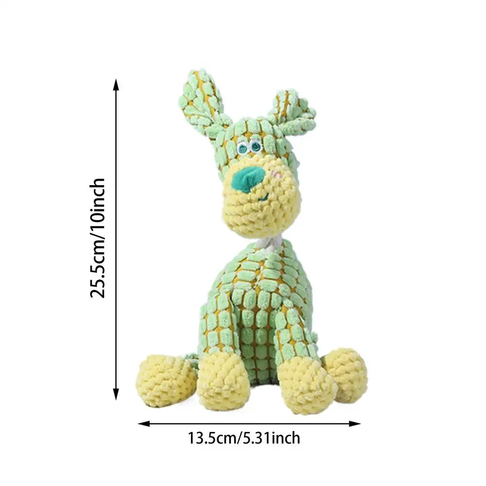 Corduroy Plush Chew Toy For Dogs
