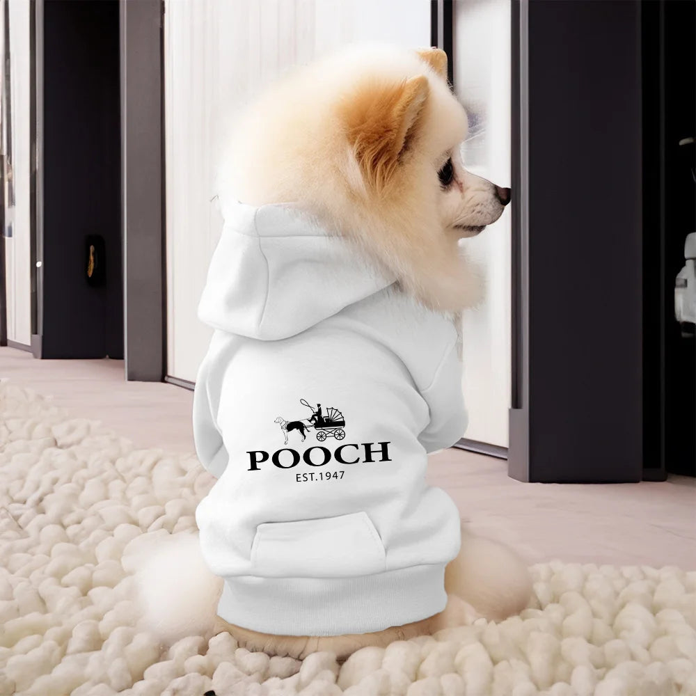 Pooch Fleece Lined Pet Hoodie