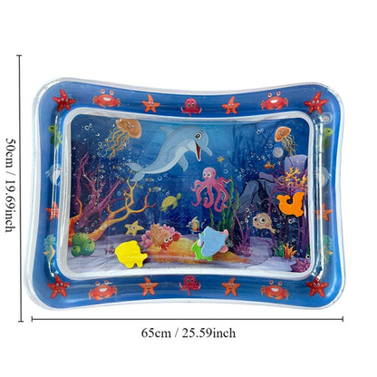 Pets Water Sensory Play Mat Thickened Inflatable Water Mat For Cat And