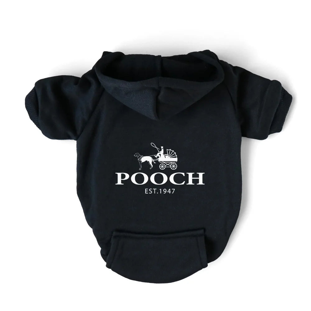 Pooch Fleece Lined Pet Hoodie