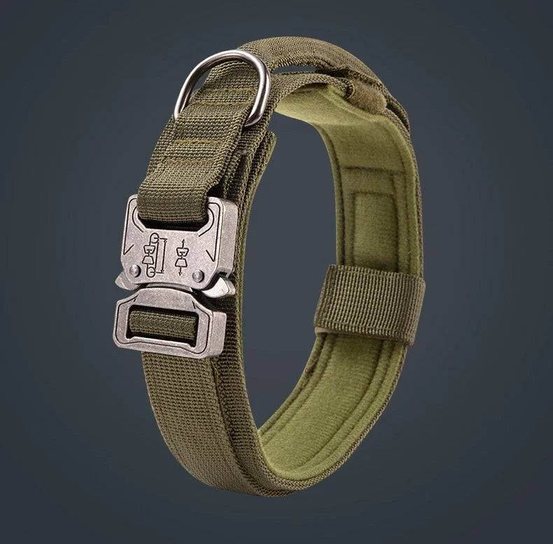 Heavy Duty Tactical Dog Collar with Handle