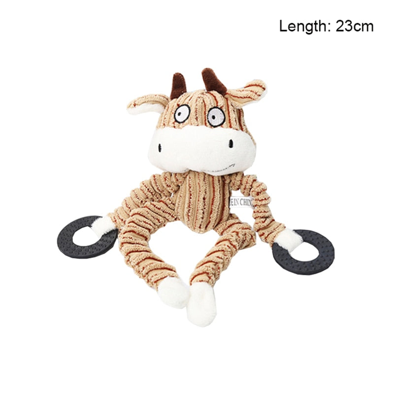 Squeaky Plush Dog Toy