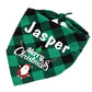 Personalized Dog Cat Christmas Collar Bandana