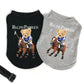 Cute Bear Dog Clothes Summer Pet Vest