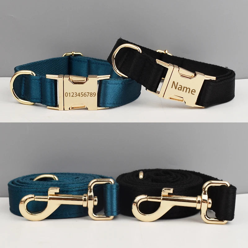 Luxury Personalized Pet Collar & Leash set