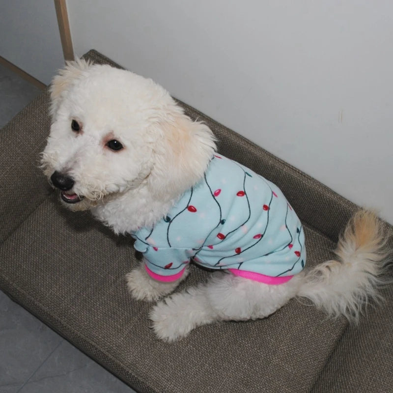 Christmas Fleece Shirts for Small Pets