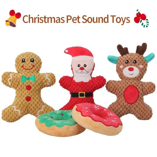 Xmas Pet Plush Chew Toy