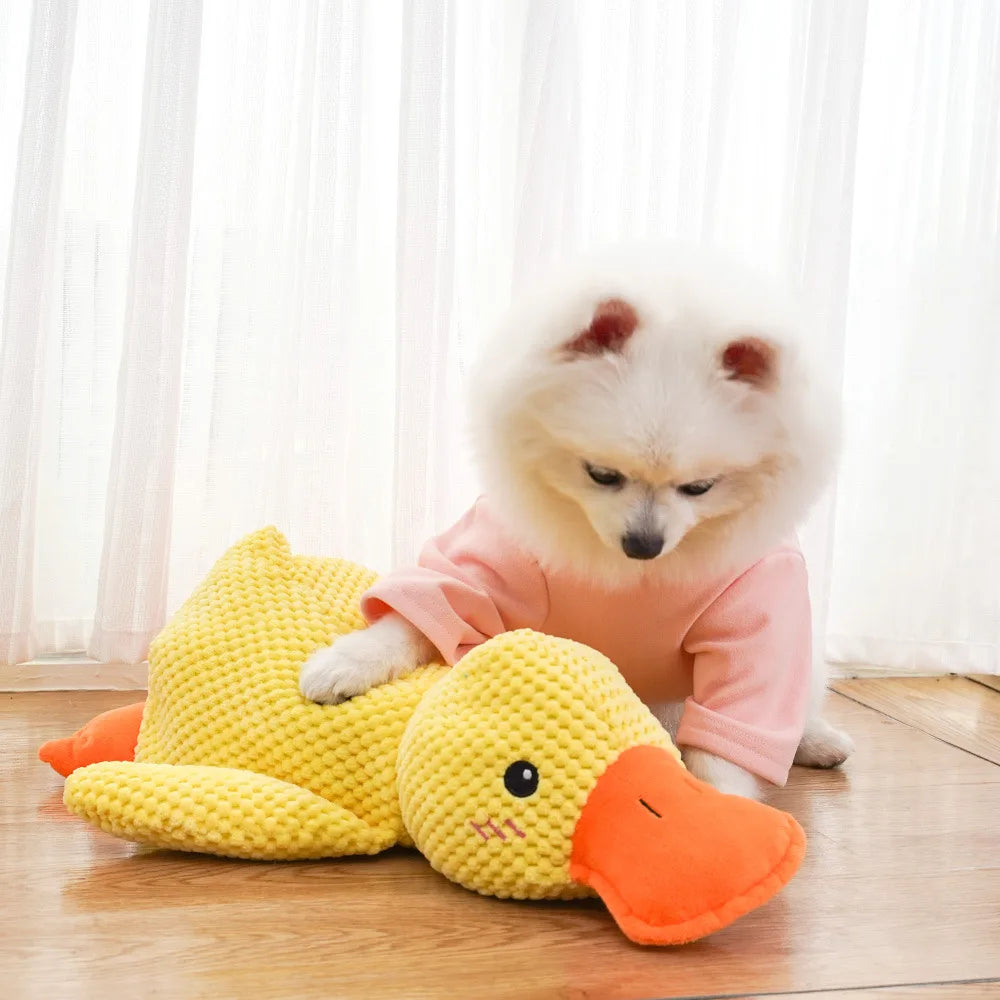 Cute Plush Duck Squeak Toy