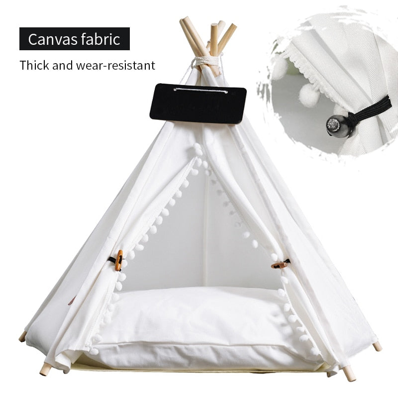 Pet Teepee Bed with Cushion