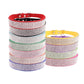Suede Fiber Crystal Dog Collar