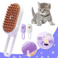 Steamy Pet Brush Electric 3 in1