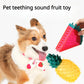 Pet Teething Toy Cooling Reusable Dog Cooling Summer Frozen Fruit Shape Toy