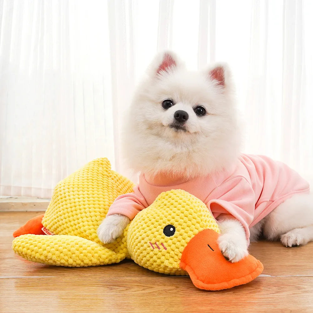 Cute Plush Duck Squeak Toy