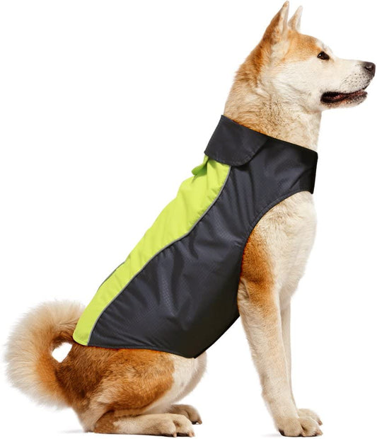 Dog Raincoat Waterproof Lightweight & High Visibility Dog Coat Jacket for Small Medium Large Dogs