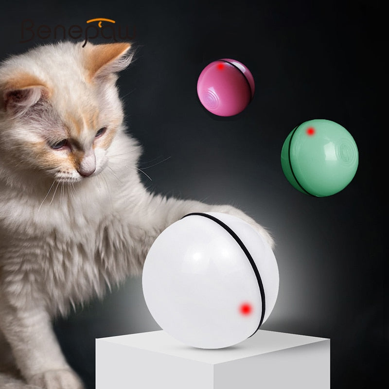 Smart 360 Degree Self Rotating Ball Cat Toy