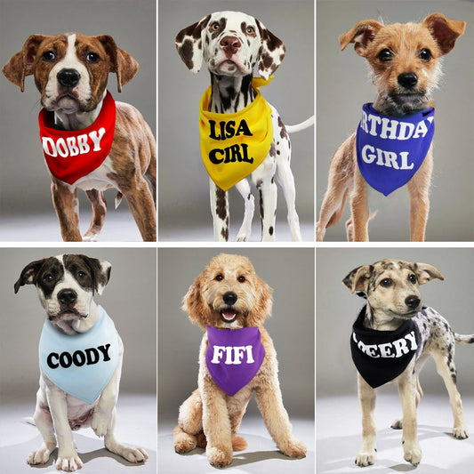 Personalzied Pet Bandanas, Pet Scarf