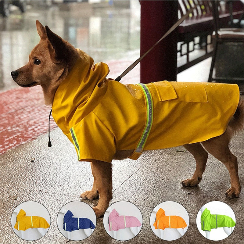 S-5XL Dogs Raincoat Waterproof Jacket