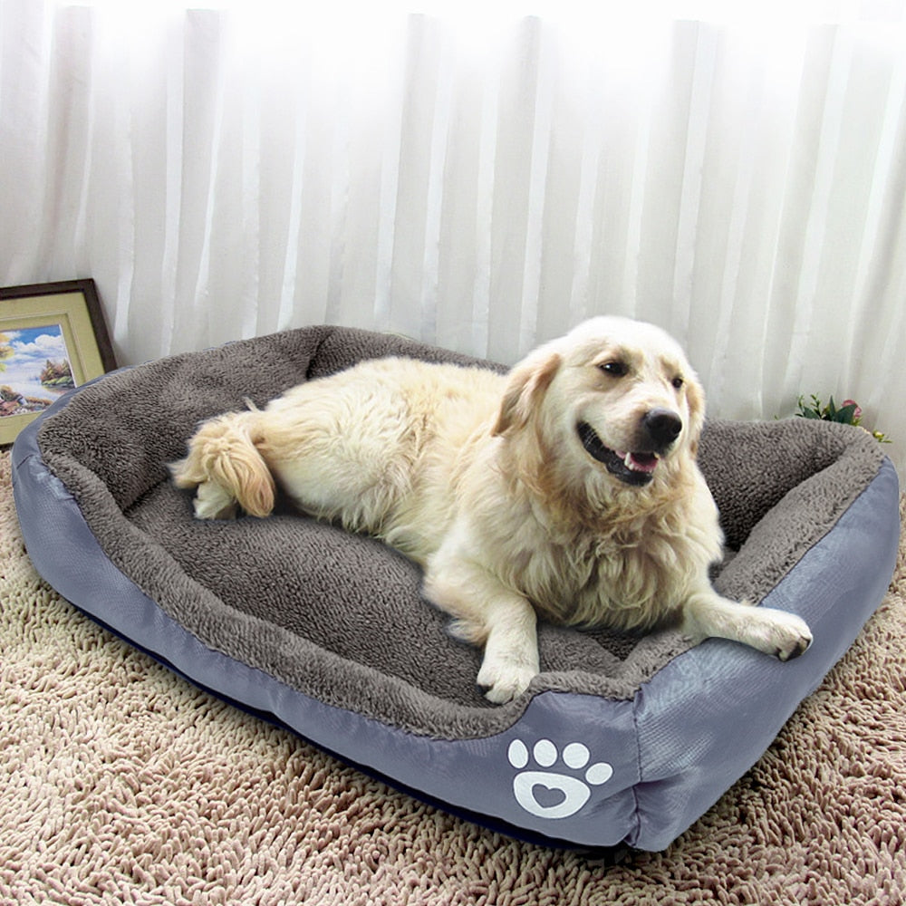 Pet Sofa Dog Bed Soft Fleece & Waterproof Bottom small to 2XL