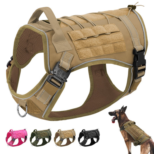 Military Tactical Dog Harness No Pull Working Pet