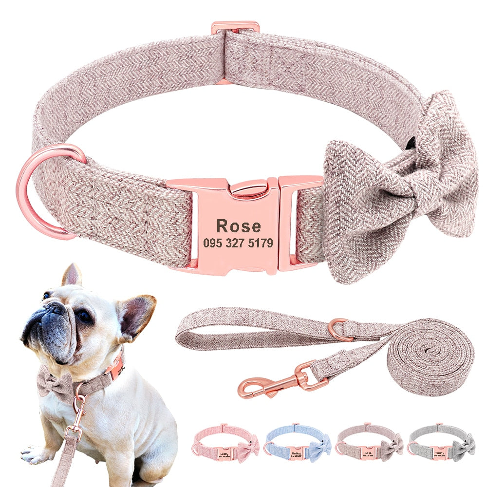 Customized Dog Collar Leash Set High Quality