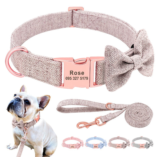 Customized Dog Collar Leash Set High Quality