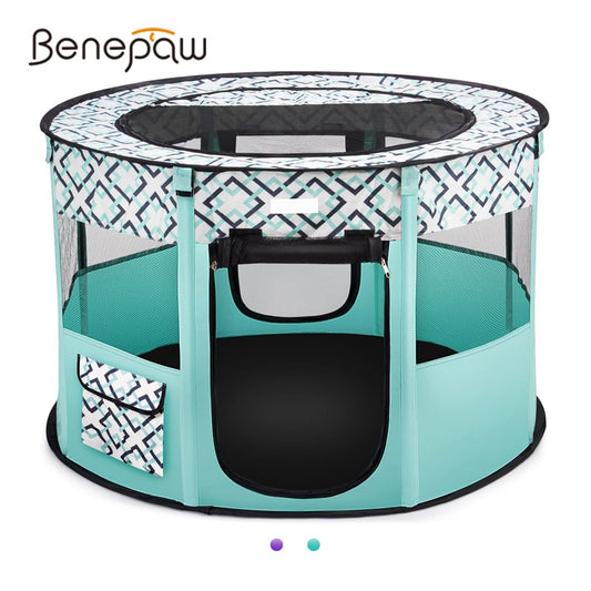 Portable Small Dog Durable Playpen: Crate Great for Indoor/Outdoor Travel