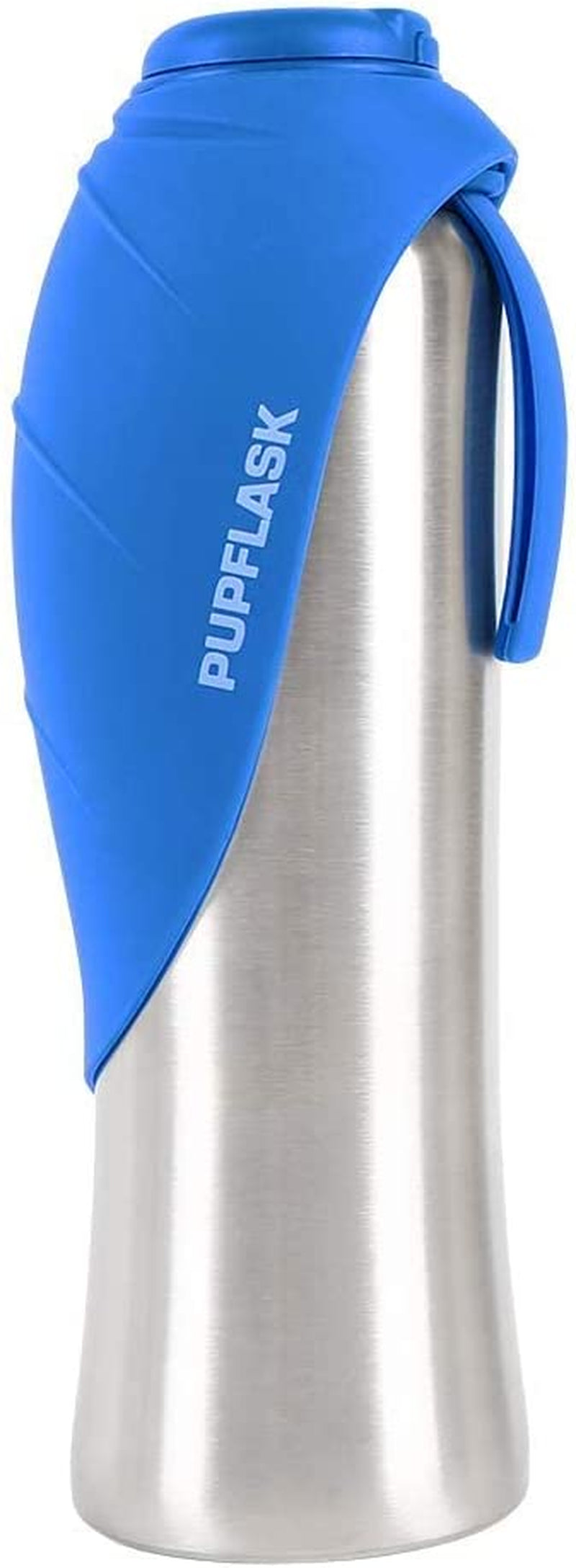 Pupflask Large Dog Water Bottle | 27 or 40 OZ Stainless Steel | Convenient Dog Water Dispenser | Puppy Travel Water Bowl | Portable Pet Water Bottle | Leak Proof Bottle Perfect Size for All Dog Breeds