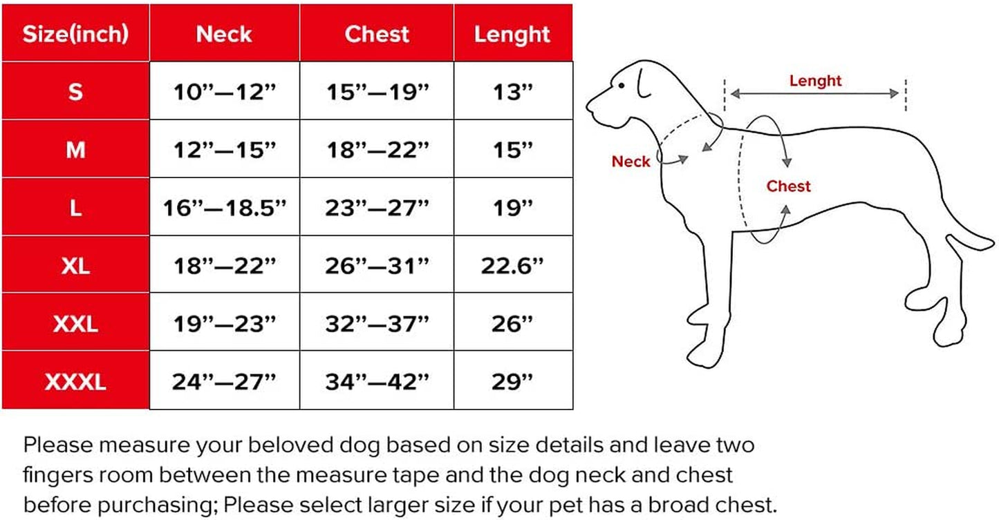 Dog Raincoat Waterproof Lightweight & High Visibility Dog Coat Jacket for Small Medium Large Dogs